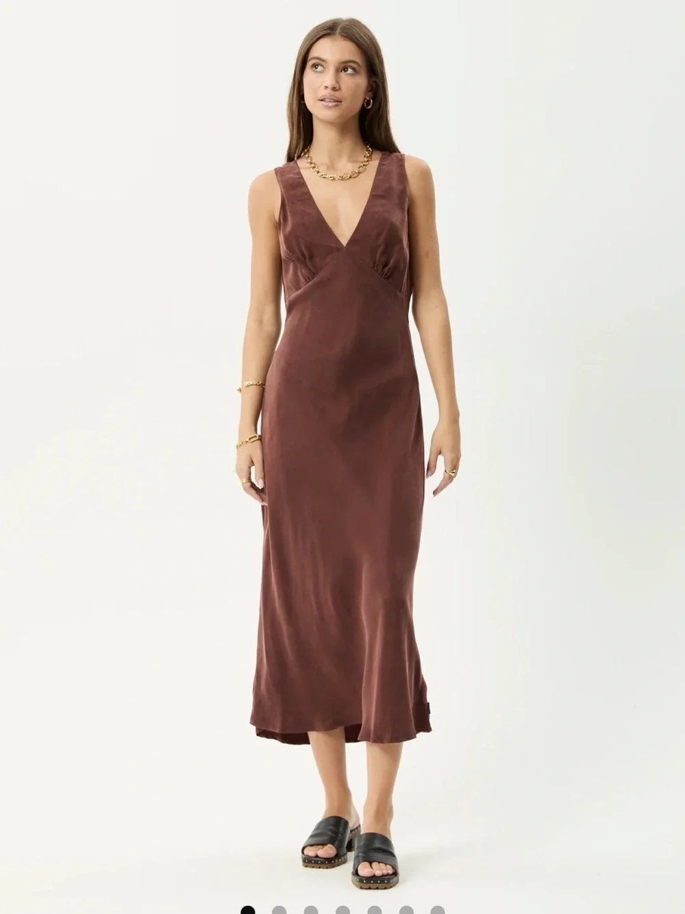 Afends Gia Cupro Dress - Picture 1 of 6